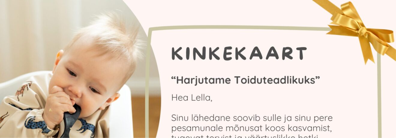 Harjutame toiduteadlikuks - kinkekaart